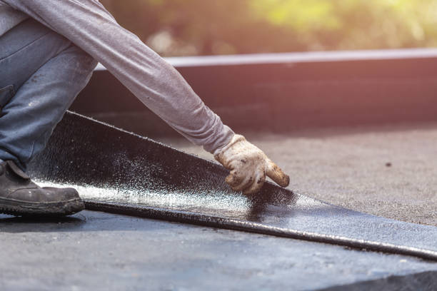 Professional Crawl Space Encapsulation technician working in Hinckley, IL
